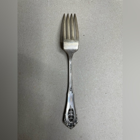 Rose Point Wallace Sterling 1934 4 Piece Dinner Setting No monogrammed - Picture 8 of 15